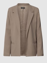 Blazer met reverskraag, model 'Shirley' van Soaked in Luxury Bruin - 12