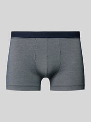 Boxershorts mit elastischem Logo-Bund von Schiesser Blau - 4