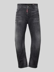 Jeansy o kroju straight fit z mieszanki bawełny od Dsquared2 Ready to Wear - 30