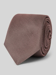 Krawatte mit Label-Detail von BOSS Rosa - 44