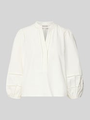 Relaxed Fit Bluse mit Loch-Stickerei Modell 'Ajour' von Stefanel - 5