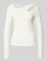 Longsleeve mit Cut Out Modell 'Luvie' von moves Weiß - 35