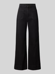 Wide Fit Jeans aus reiner Escorial Wolle von Victoria Beckham - 2