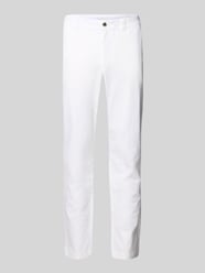Spodnie lniane o kroju slim fit z dodatkiem bawełny od Tom Tailor Denim - 15