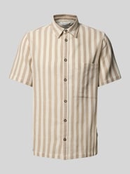 Freizeithemd mit Knopfleiste Modell 'Sven' von GABBA Beige - 45