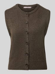 Regular Fit Strickweste aus Woll-Mix von Christian Berg Woman Selection - 42