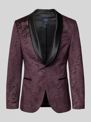 Paisley Sakko aus Samt von MCNEAL Bordeaux - 2