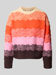 Strickpullover im Allover-Look Modell 'PANAYO' von SUNCOO PARIS Orange - 41