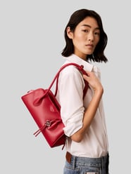 Torba z rączką z wytłaczanym logo model 'EMBLEM TRIO SHOULDER BAG' od CK Calvin Klein - 37
