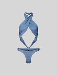 Bikini mit Neckholder von ROTATE Blau - 4