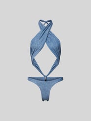 Bikini mit Neckholder von ROTATE Blau - 1