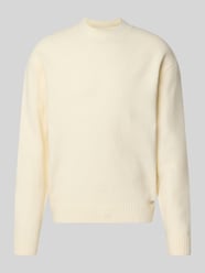 Relaxed Fit Strickpullover aus Material-Mix mit Baumwoll-Anteil von REVIEW - 41