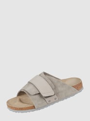 Sandalen aus Nubukleder Modell 'Kyoto' von Birkenstock Grau - 31