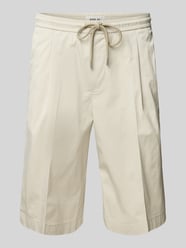 Bermuda met elastische band en tunnelkoord van Replay Beige - 33