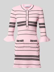 Slim Fit Minikleid mit Leinen-Anteil von Self-Portrait - 6