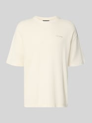 Strickshirt mit Strukturmuster und Label-Stitching von PEGADOR - 40
