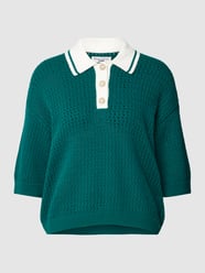 Strickpullover mit 1/2-Ärmel von Marc O'Polo Denim Grün - 10