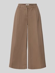 Wijdte broek van katoenmix model 'MELLI' van Brax Beige - 17