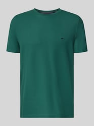 regular fit T-shirt met gestikt logo van Fynch-Hatton - 42