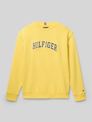 regular fit sweatshirt van katoenmix van Tommy Hilfiger Teens - 28