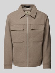 Jacke mit Kentkragen Modell 'BLURUSSEL' von Jack & Jones Premium Beige - 34