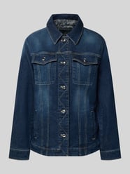 Kurtka jeansowa o kroju regular fit z dodatkiem lyocellu od Marc Cain - 18