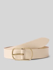 leren riem met doornsluiting model 'New Base Line' van Vanzetti Beige - 41