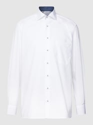 Comfort Fit Business-Hemd mit Brusttasche von Eterna Weiß - 26