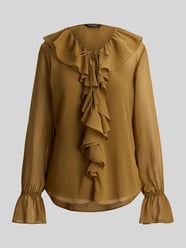 bluzka o kroju regular fit z kołnierzem z falbanami od Lauren Ralph Lauren - 29
