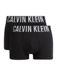 Trunks mit Stretch-Anteil im 2er-Pack von Calvin Klein Underwear Grau / Schwarz - 23