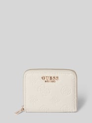 Portemonnaie mit Strukturmuster Modell 'CRESIDIA' von Guess Beige - 46