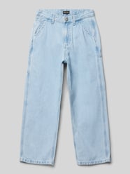 Straight Leg Jeans mit Label-Patch Modell 'ALEX' von Jack & Jones Blau - 29