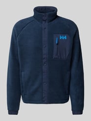 Fleecejacke mit Label-Stitching Modell 'Panorama Pile Snap' von Helly Hansen Blau - 20