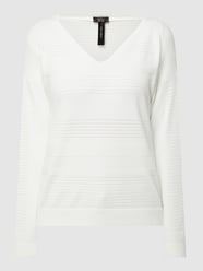 Pullover mit Lochstickerei von Marc Cain Weiß - 12