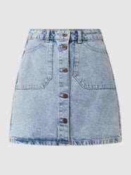 Minirok van denim, model 'Sunny' van Noisy May Blauw / turquoise - 32