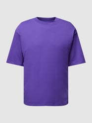 T-Shirt mit Rundhalsausschnitt von JAKE*S STUDIO MEN Lila - 45