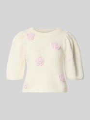 Regular Fit Shirt mit Stickerei Modell 'AYA' von PIECES - 8