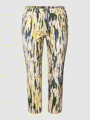 Hose mit Allover-Muster von Samoon Gelb - 19