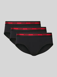 Slip met elastische band met logo in een set van 3 stuks van HUGO - 23