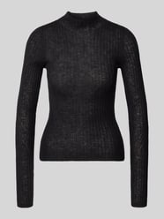 Sweter z dzianiny o kroju slim fit z mieszanki żywej wełny model ‘C_FENNI’ od BOSS Orange - 21