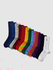 Geschenkbox mit Socken aus Baumwoll-Mix im 12er-Pack von Polo Ralph Lauren Underwear Weiß - 30