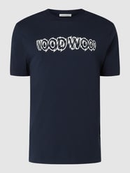 T-Shirt mit Logo Modell 'Bobby' von Wood Wood Blau - 26