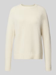 Sweter z dzianiny o kroju regular fit z mieszanki wełny z alpaki model ‘FEBISAN’ od BOSS - 18