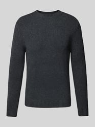 Sweter z dzianiny z okrągłym dekoltem model ‘ZAC’ od Cinque - 15