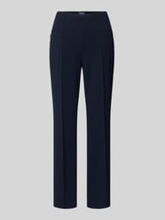 Spodnie materiałowe o kroju slim fit z kieszeniami w ramkach od Vera Mont - 22