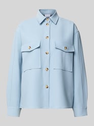 Relaxed Fit Bluse mit Brusttaschen von Jake*s Collection - 38