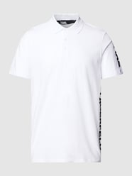 Poloshirt met labeldetail van Karl Lagerfeld Wit - 28