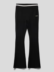 Flared Cut Hose mit elastischem Bund von Guess Schwarz - 12