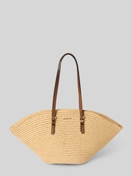 Shopper mit Label-Applikation Modell 'ISA' von MICHAEL Michael Kors Beige - 10