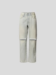 High Waist Jeans im Straight Fit von R13 Blau - 37